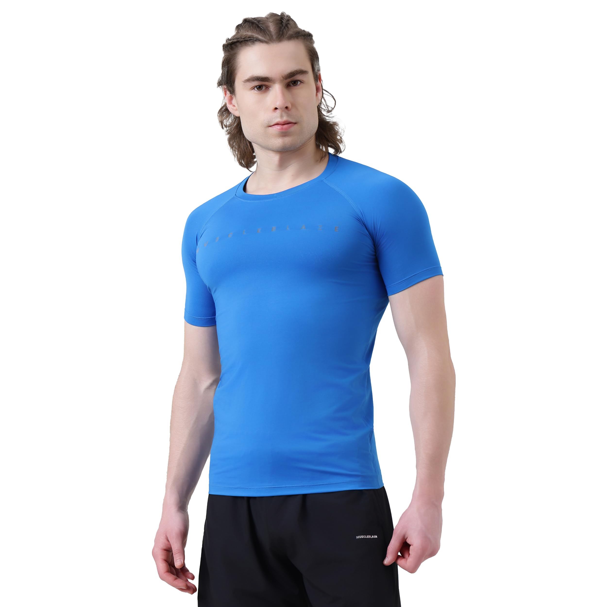 MuscleBlaze Half Sleeve Compression T-Shirts for Men-picture-43