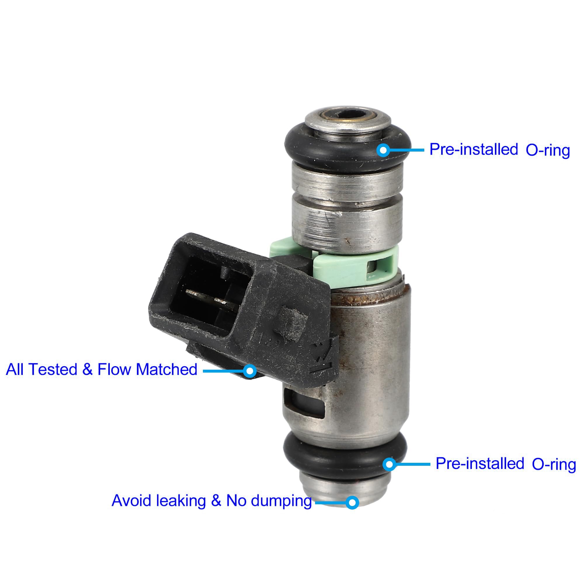 IWP116 Injecteur de carburant de remplacement direct pour Fiat Doblo (2001-2010), Fiat Panda (1991-2004), Fiat Punto (1999-2009), Fiat Seicento (1999-2010), Fiat Siena (1998-2004)