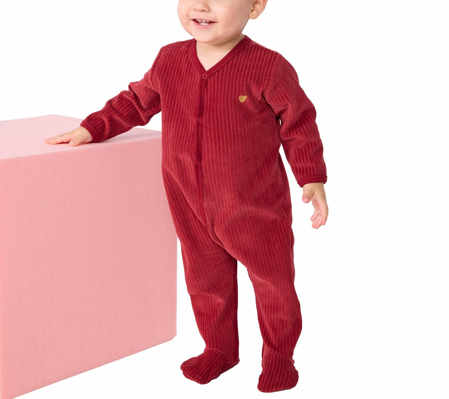 Petit Bateau Pyjama bébé en Velours Uni