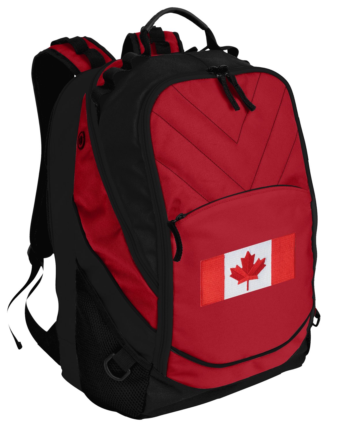 Broad Bay Canada Backpack Red Canada Flag Laptop Computer Bags