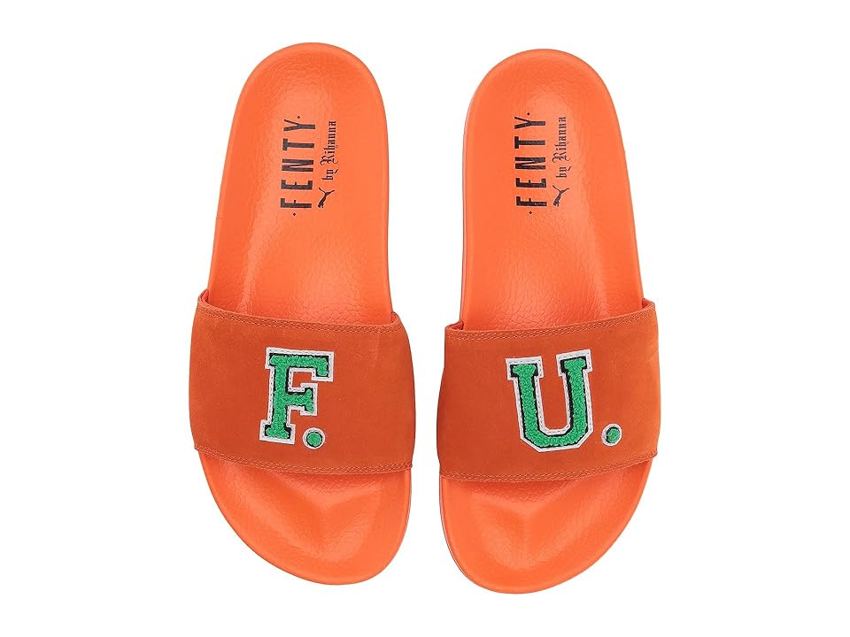 

PUMA Leadcat Fenty Slide (Scarlet Ibis/Bright Green) Slide Shoes