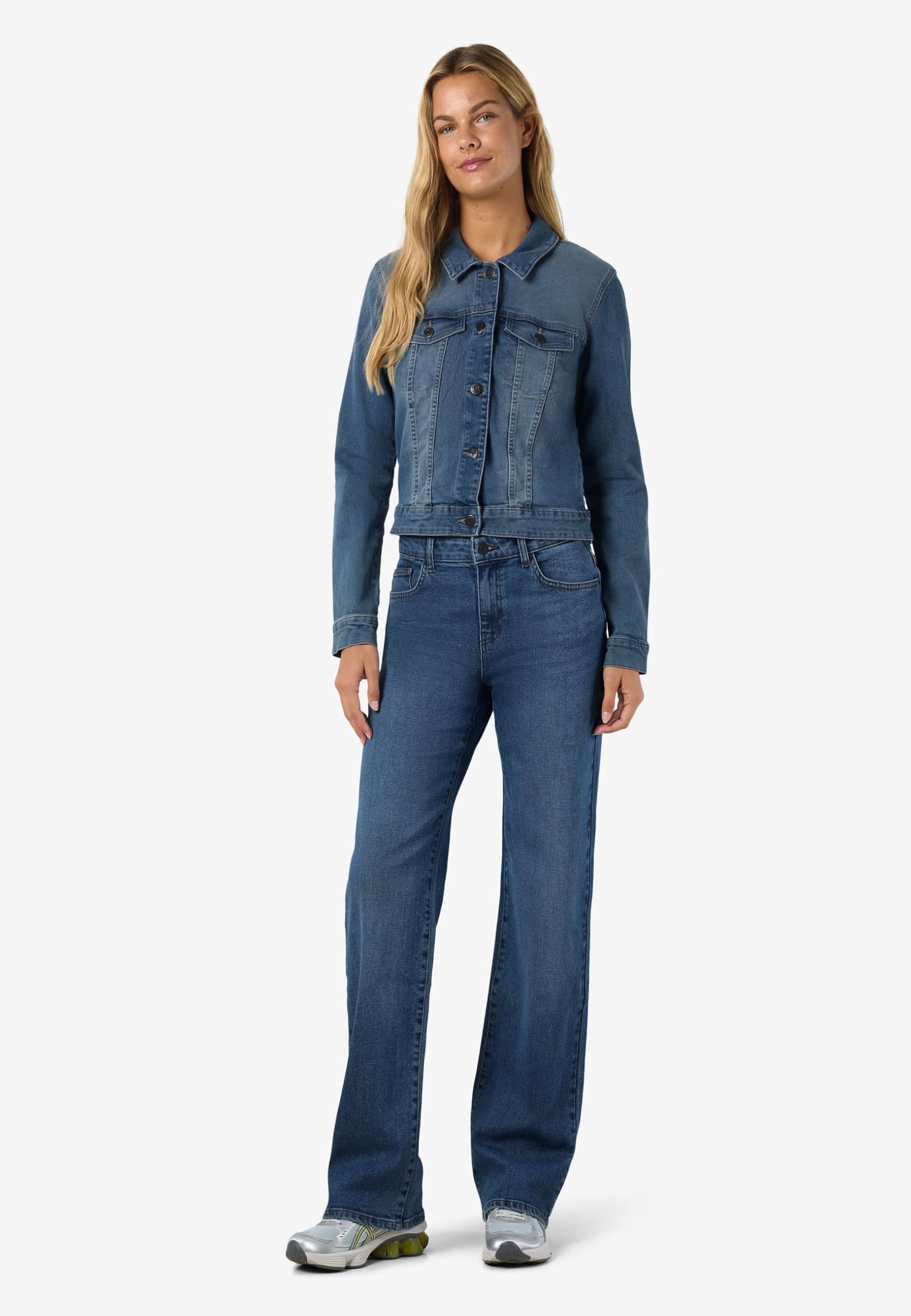 Noisy may kurtka jeansowa panie NMDEBRA LS DENIM JACKET NOOS