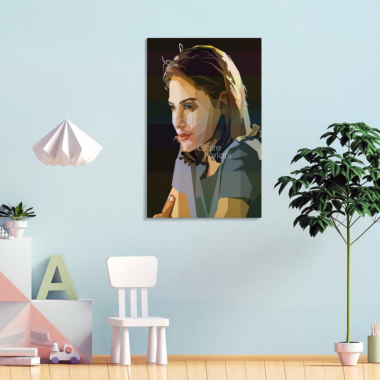 Amazon.co.jp: ジェネリック 俳優 クレア・フォーラニ 女優 ポスター 1