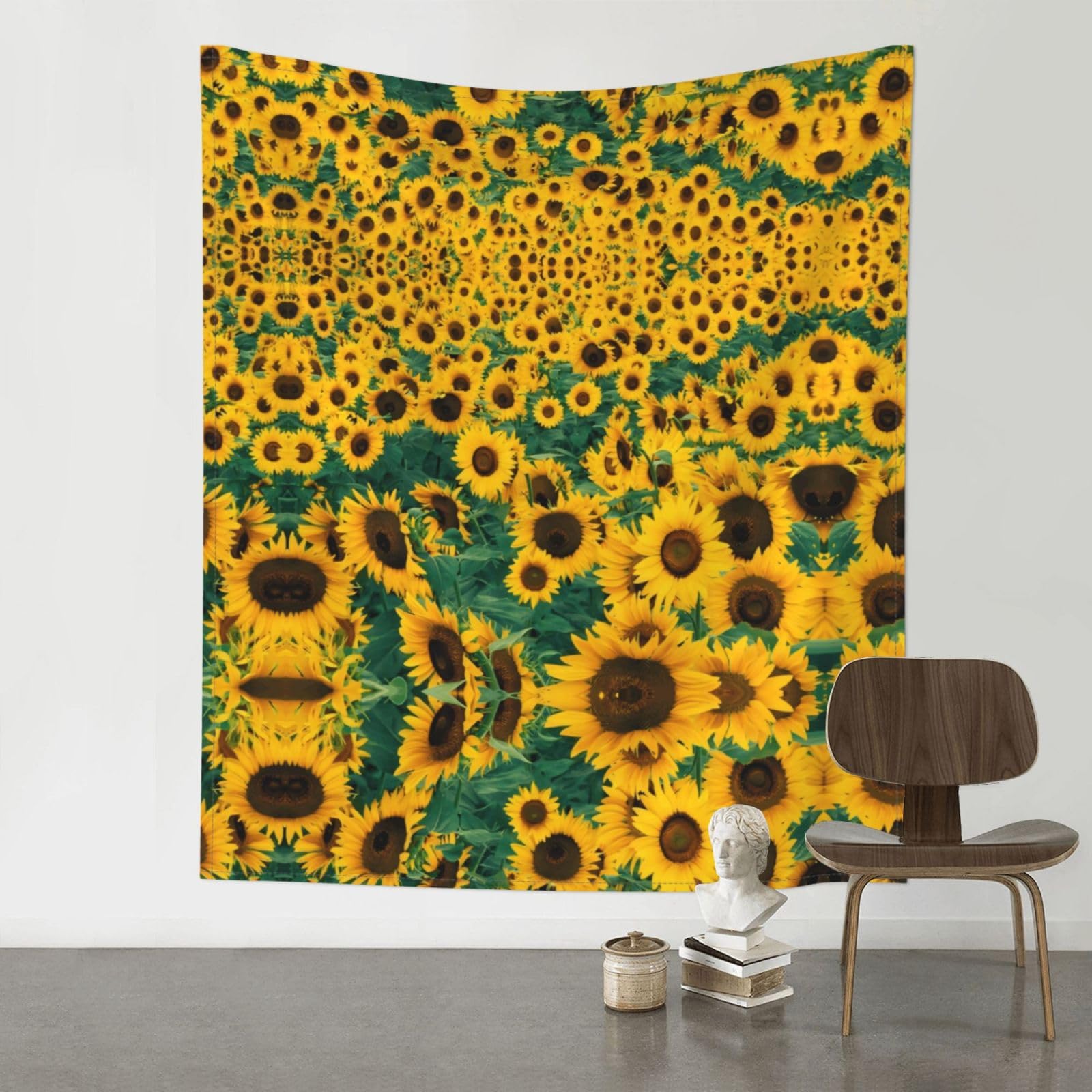 YYHWHJDE Many Beautiful Sunflowers Prints 60x51in Wall Tapestry – Elevate Your Space with a Versatile & Cozy Throw Blanket for Dorms, Beach & Home