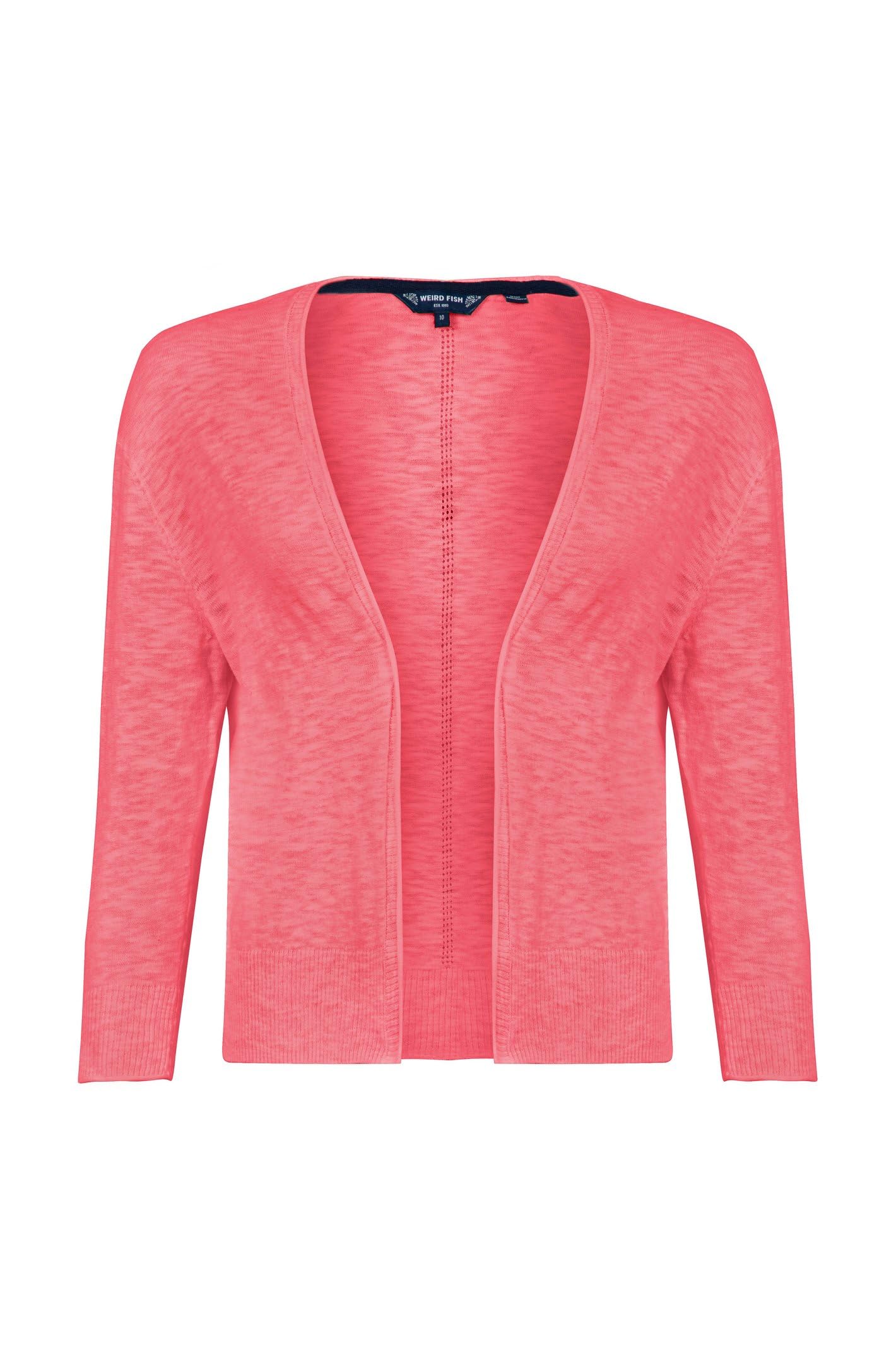 Weird Fish Women's Flamingo Limon Relaxed Cardigan