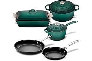 Le Creuset Enameled Cast Iron and Nonstick Cookware Set
