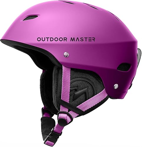 OutdoorMaster Kelvin - Casco de esquí y snowboard para hombres, mujeres y jóvenes