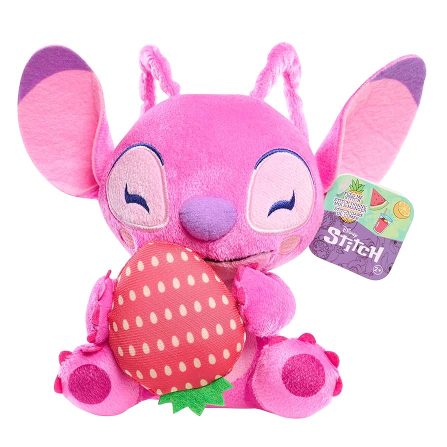 Disney Stitch Small 7-inch Plush Stuffed Animal, Angel with