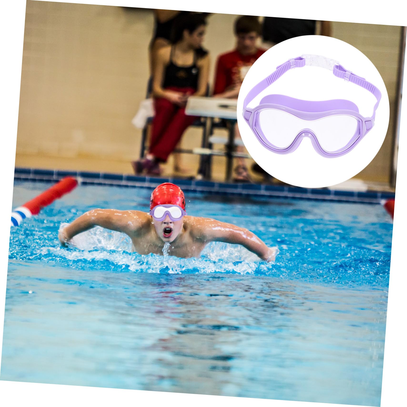POPETPOP 4 Szt Wodoodporne Okulary Pływackie Gogle Do Pływania Okulary Pływackie Lekkie Sportowe Do Pływania Mężczyźni Kobiety Gogle