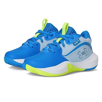 Under Armour Kids Pre School Lockdown 7 (Little Kid) Kids Shoes Blue Calm/Blue Atlantis/Metallic Blue Calm