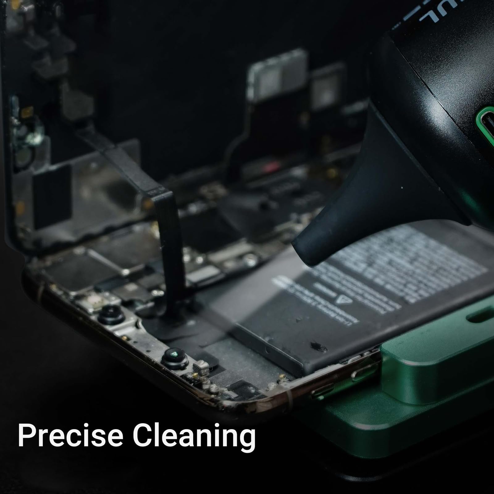 Dispositivo di rimozione dell'aria di raffreddamento a vuoto portatile Velocità regolabile per manutenzione elettronica Circuito di manutenzione Lente fotocamera Cura del circuito