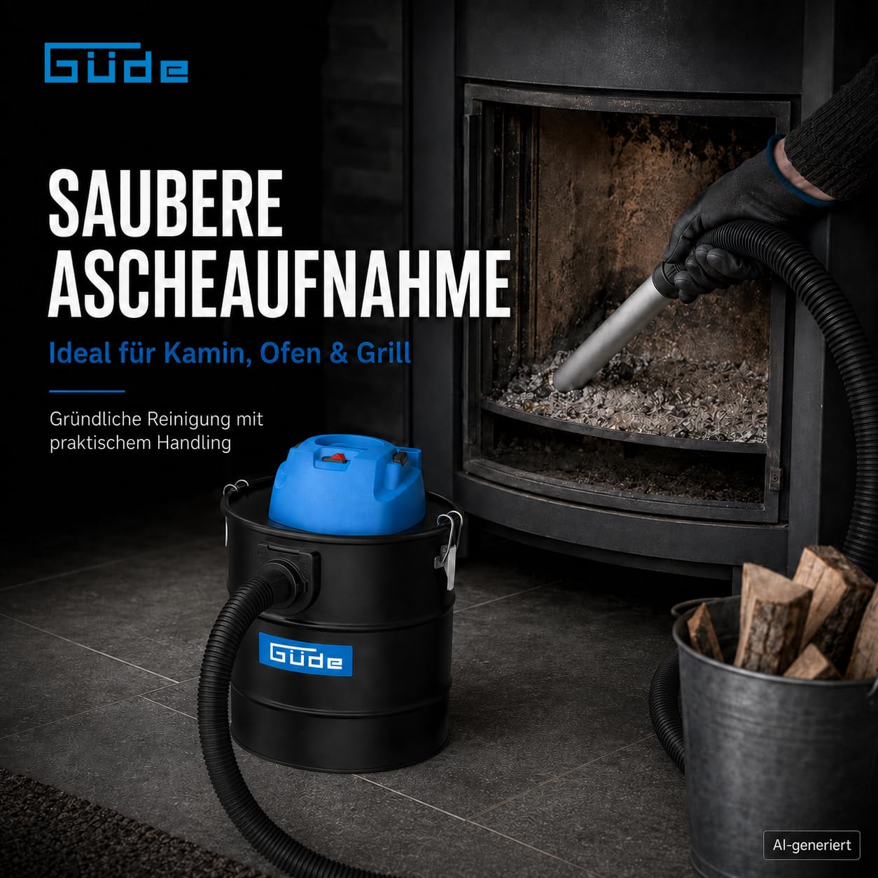 Güde Aspirador de Cenizas GA 18-1200.1