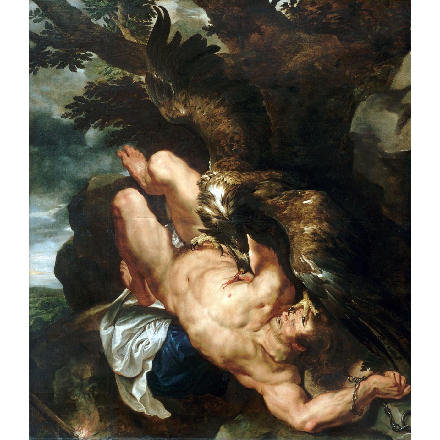 Poster Rubens Prométhée relié grand format pour habiller un mur vide