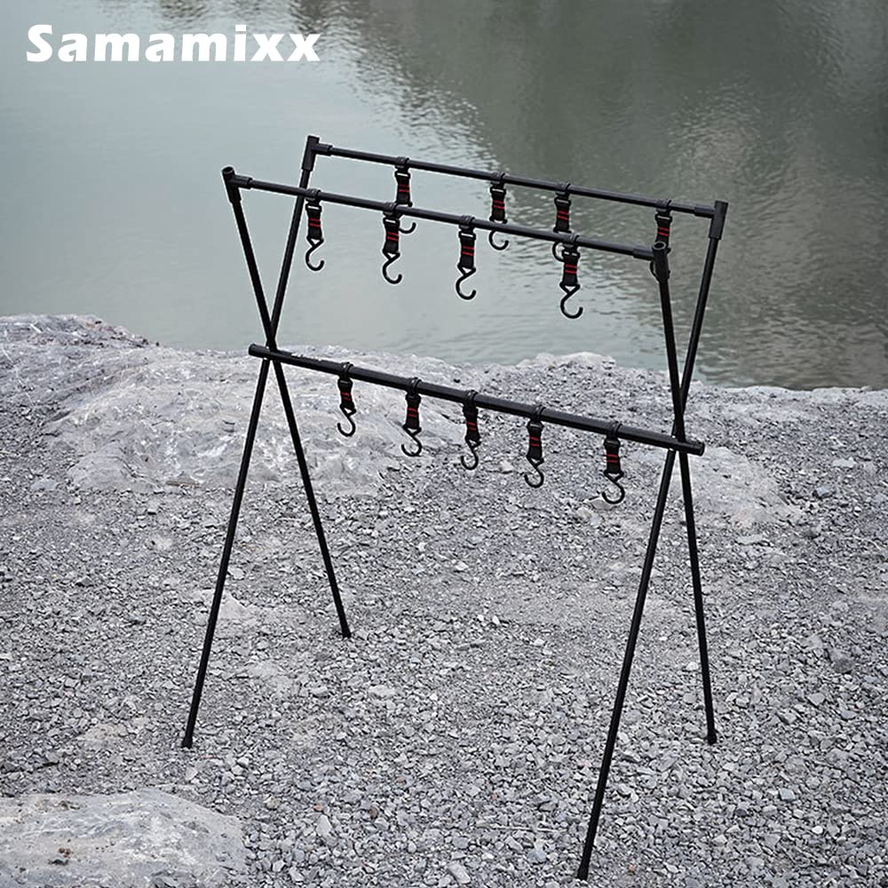 Amazon.co.jp: Samamixx ハンギングラック ランタンスタンド