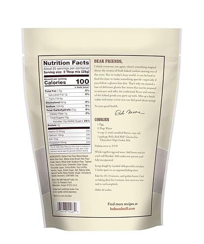 Miniatura 2 de Bob's Red Mill Mezcla de galletas, chispas de chocolate sin gluten, 22 onzas