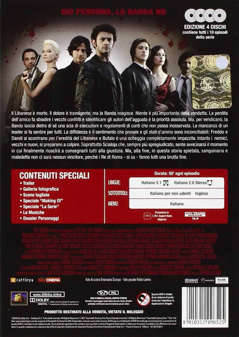 Romanzo Criminale Stg.2 (Box 4 Dvd)