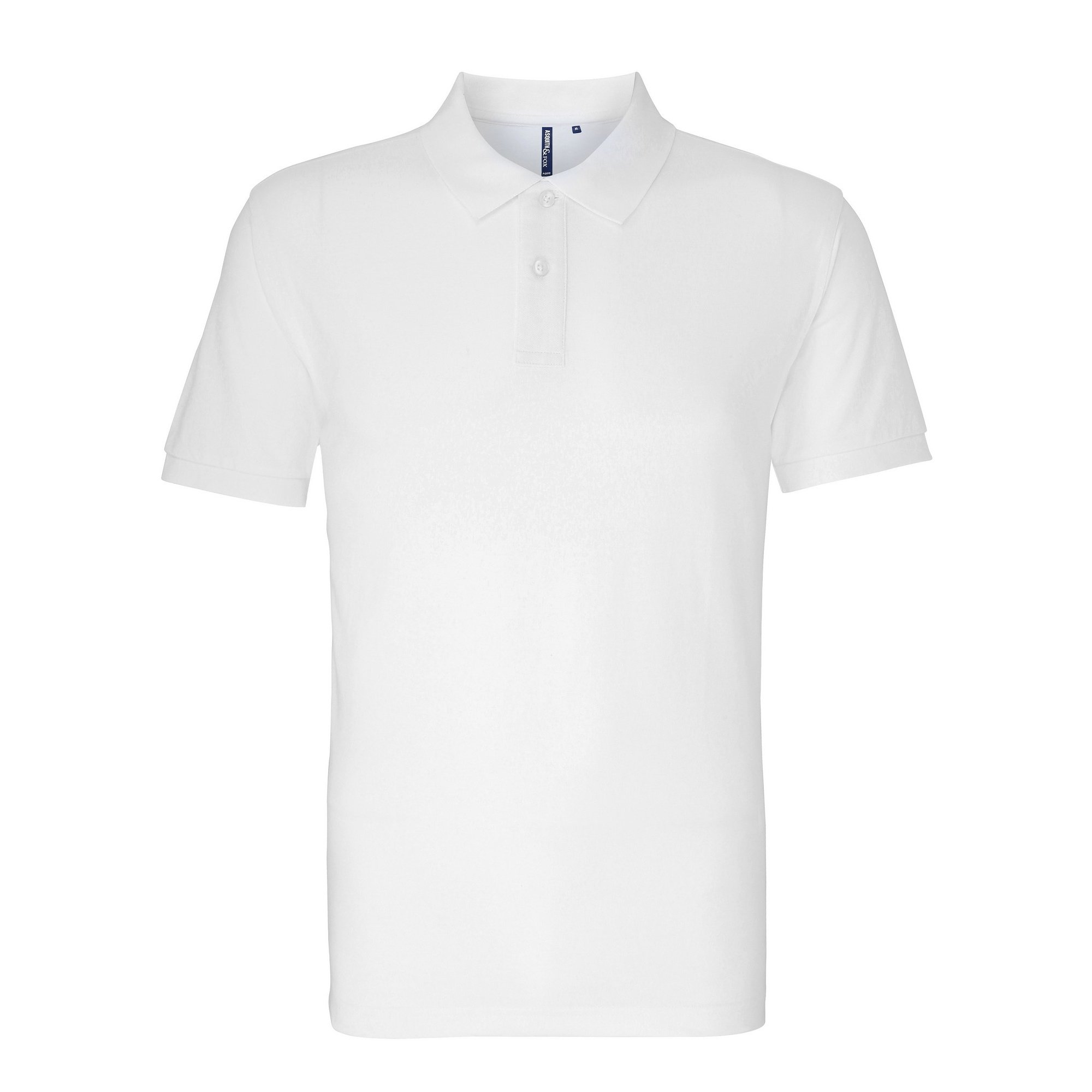 Asquith And Fox Men's White (White 000) Asquith & Fox Polo Short Sleeve Polo Shirt, XXX-Large (Manufacturer Size:3xl)