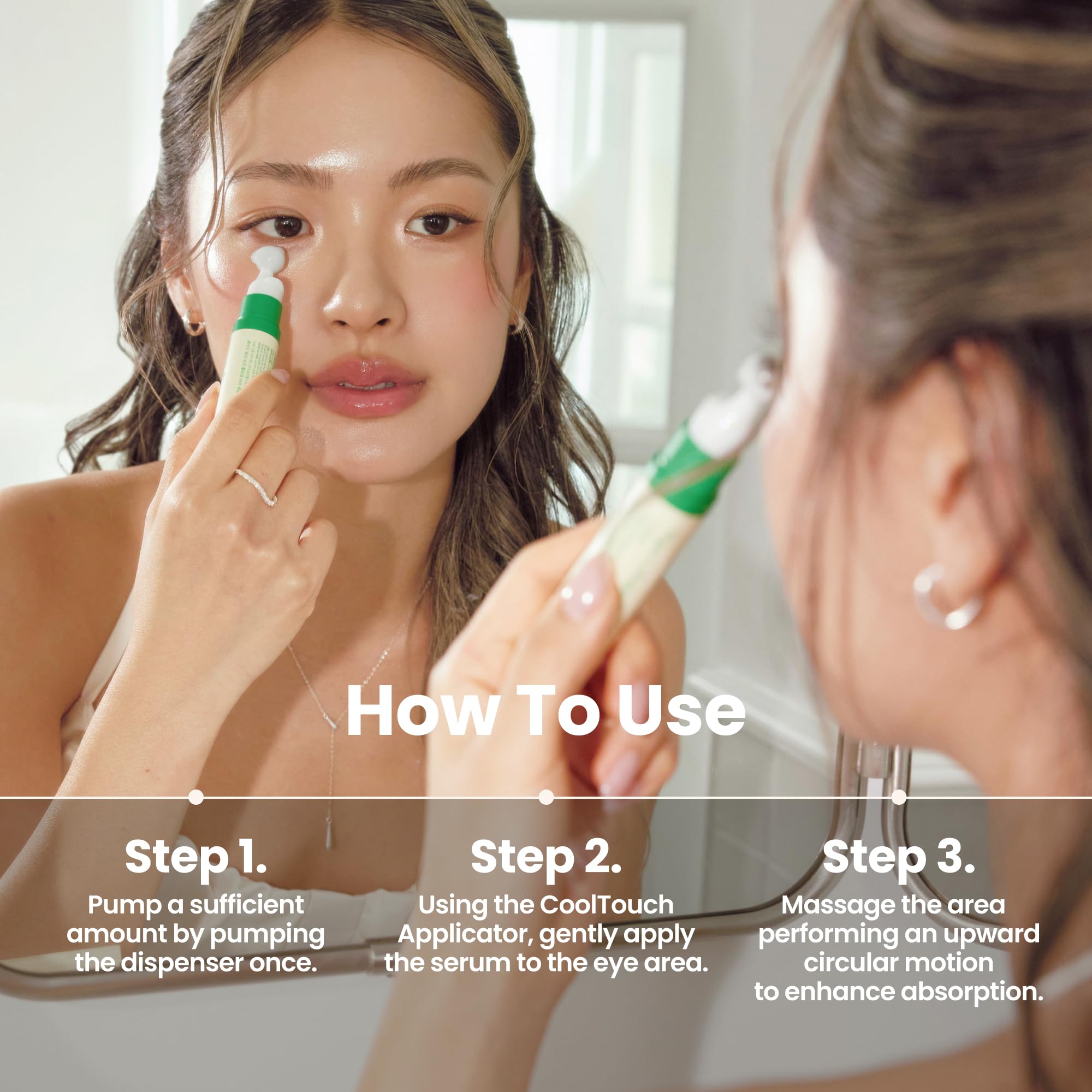AXIS-Y Wegańskie serum kolagenowe do oczu K Beauty Serum Kolagenowe z potrójnym kwasem hialuronowym i peptydami poprawia elastyczność skóry 0,33 ml.