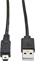 5+, 018-1408, Cabo USB 2 - USB A Macho + Mini USB (V3) 2-1.80M - Preto