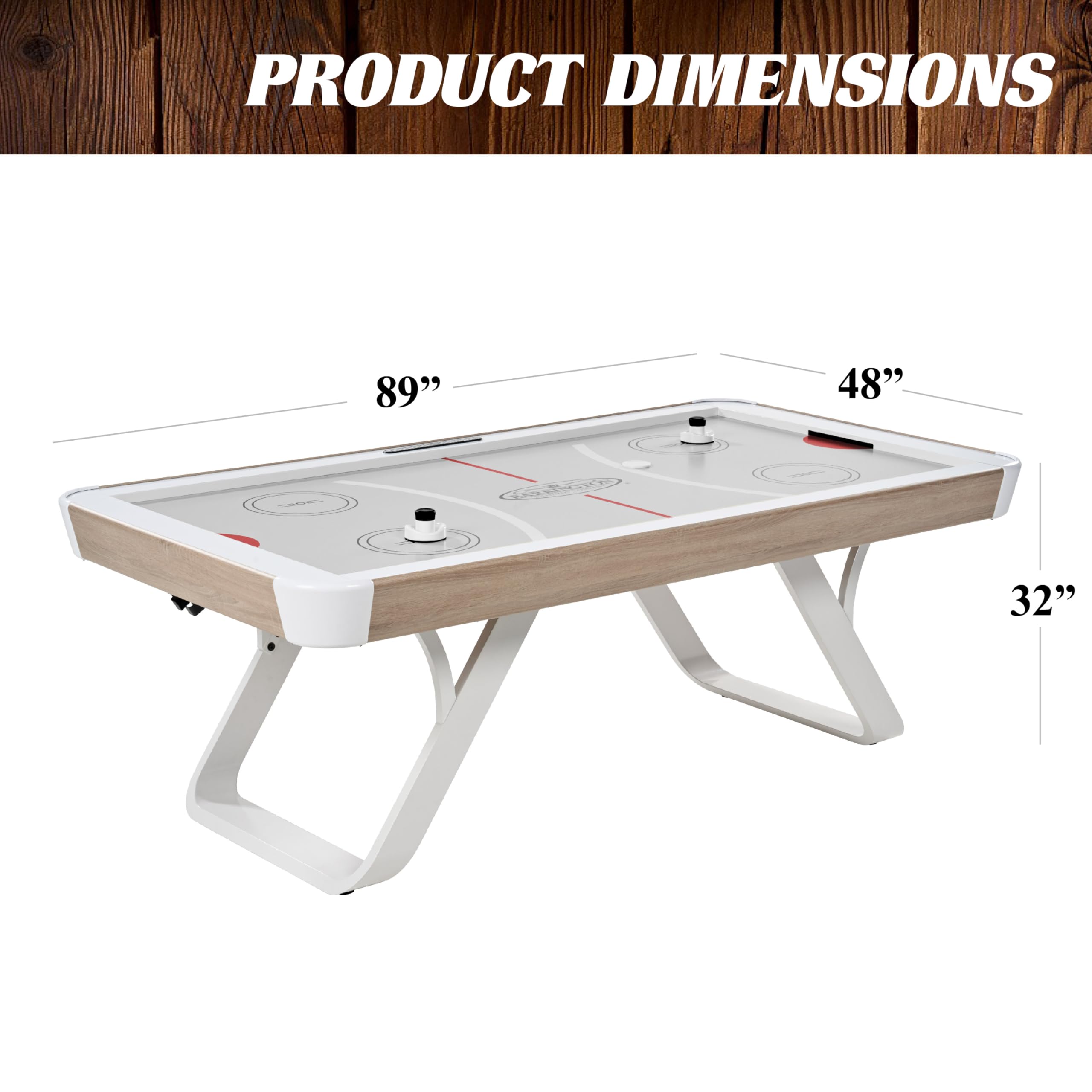 Amazon.com : Barrington Camden 90 Inch Air Hockey Table with LED