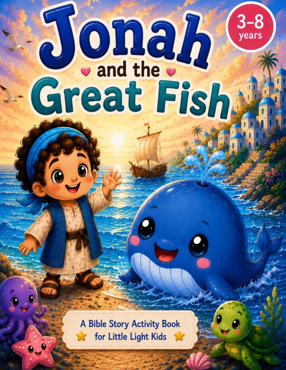 Jonah: and the great fish (Little Heroes Bible Series)
