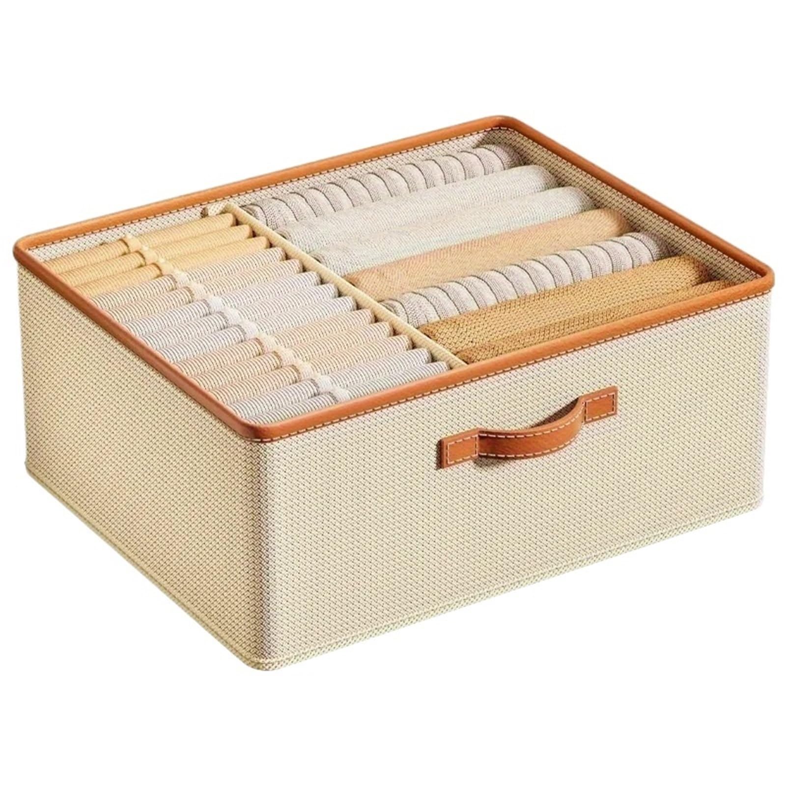 Organizador de cajones para Ropa Interior, Caja de Almacenamiento de Calcetines, Sujetadores, Armario para Ropa, Estuche Plegable, Gran Capacidad para clasificar Pantalones.