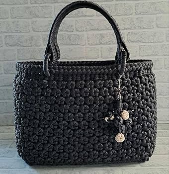 Amazon.co.jp: 黒 山葡萄風 クラフトバンド花結び クラフトテープ花