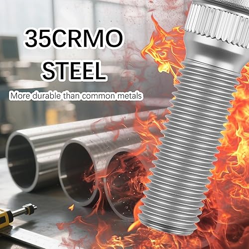 Miniatura 3 de 6 pernos de rueda UNF 12 20 para remolque, pernos de rueda de alta resistencia, ejes de 2000-7000 libras con longitud de 2.11 pulgadas, diámetro de