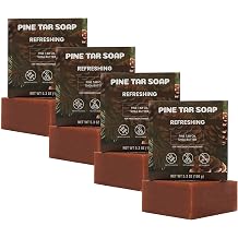 Rinse & Robust Mens Soap Bar Sandalwood Soaps Gifts Sets For Men 4PCS 150G