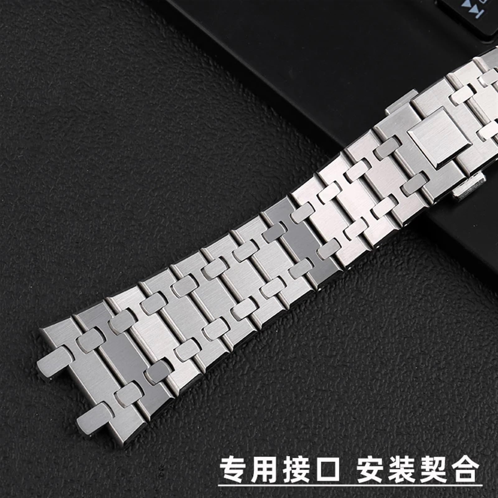 Dla AP Royal Oak Fine Steel Watch Band 15400/26331/15500 męski łańcuszek do zegarka 26mm 28mm akcesoria do zegarków