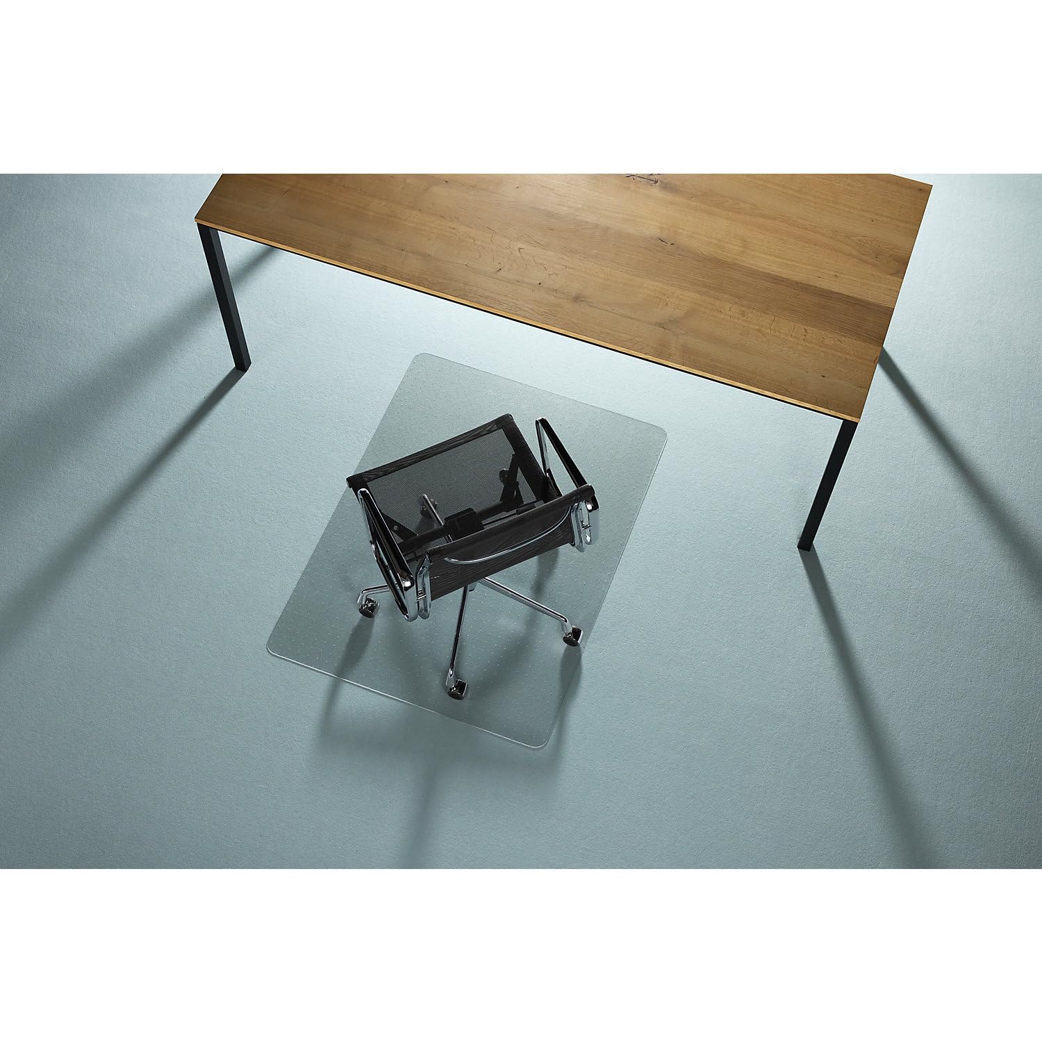 kaiserkraft | Bodenschutzmatte ECOGRIP SOLID | Mit Noppen für Teppichböden, BxT 1200 x 900 mm