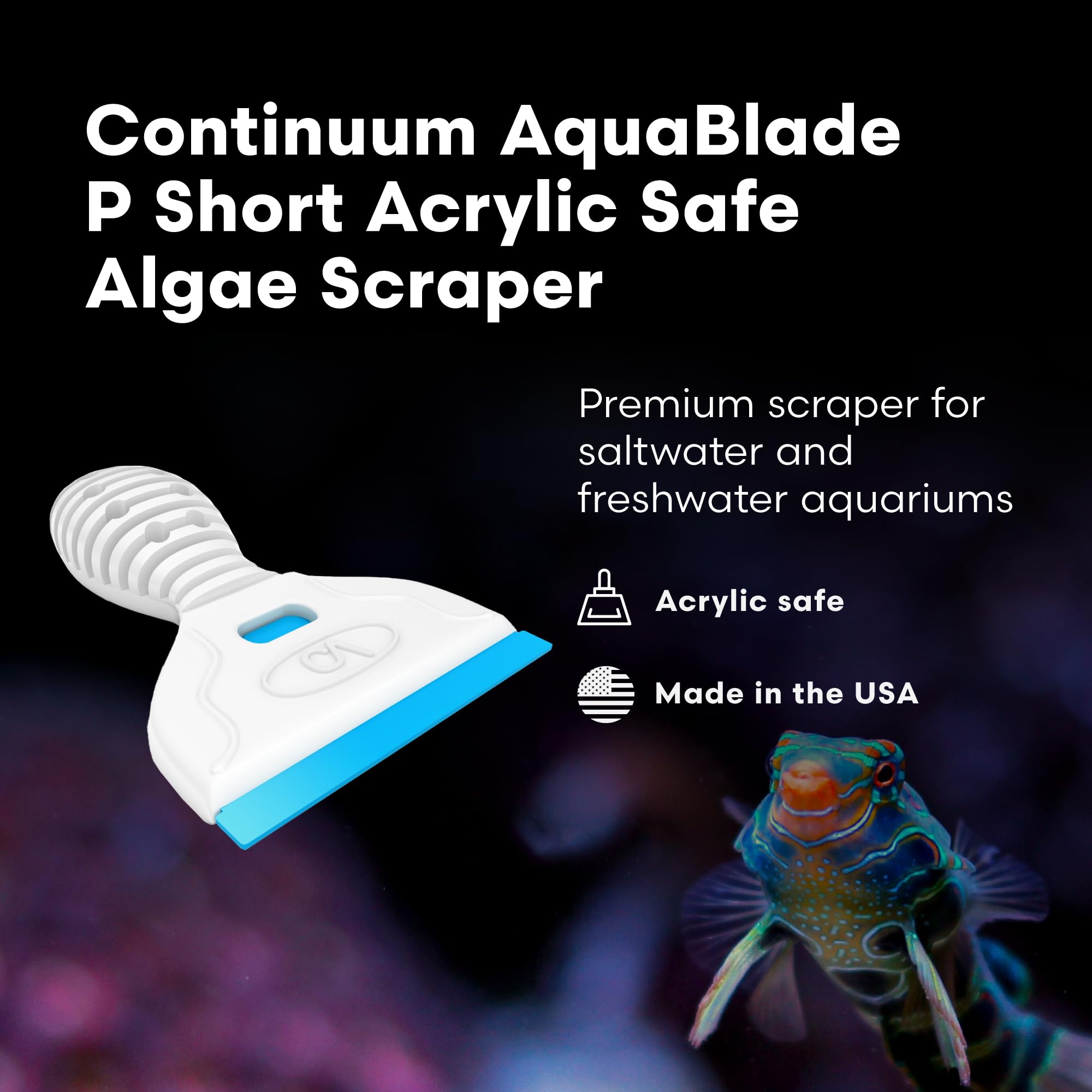 Continuum Watersport aco31000 Acrylic Plastic Aquarium Blade, Short - Image 2