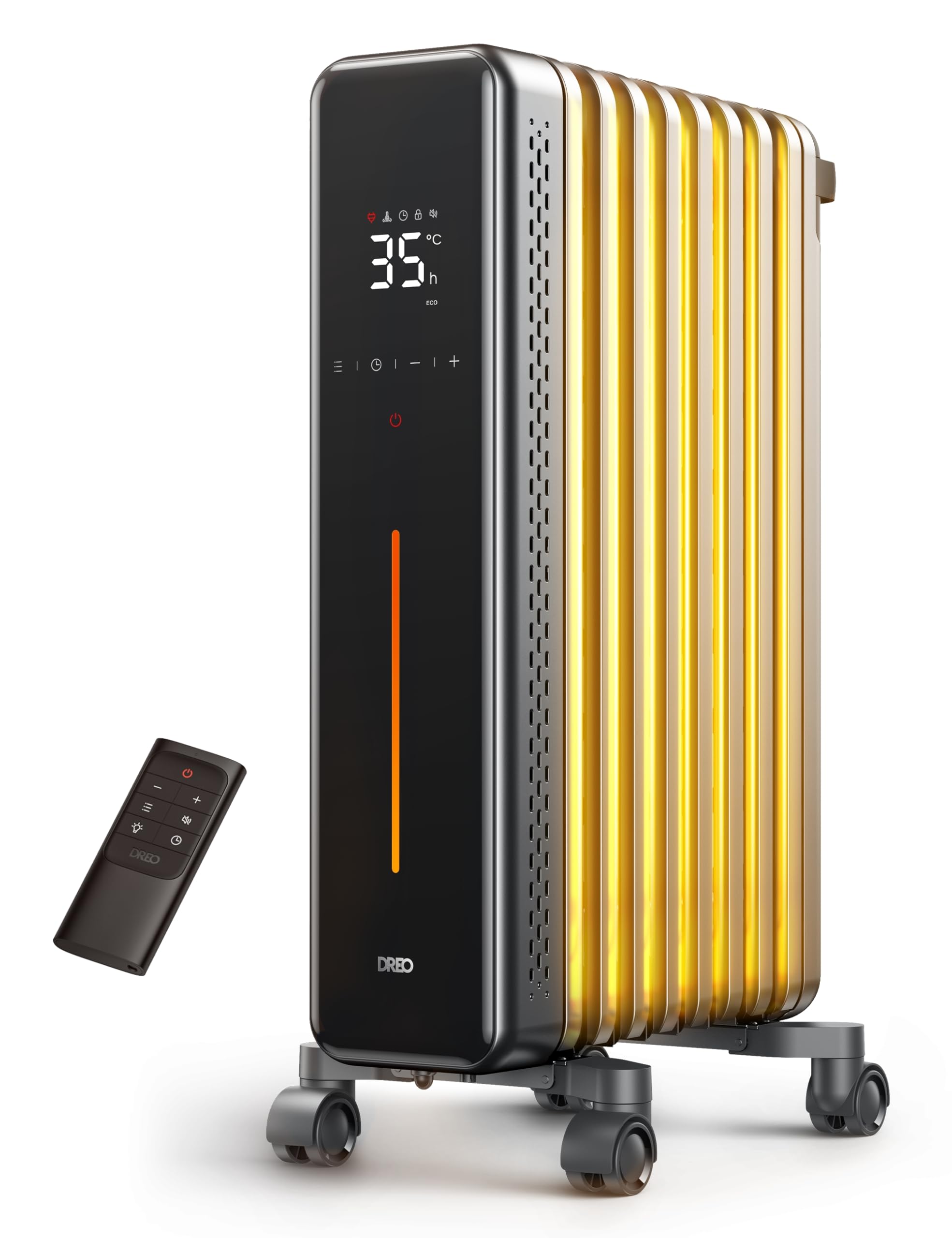 Electric Radiator Heater Oil Filled Radiator Large Room Dreo 2000W