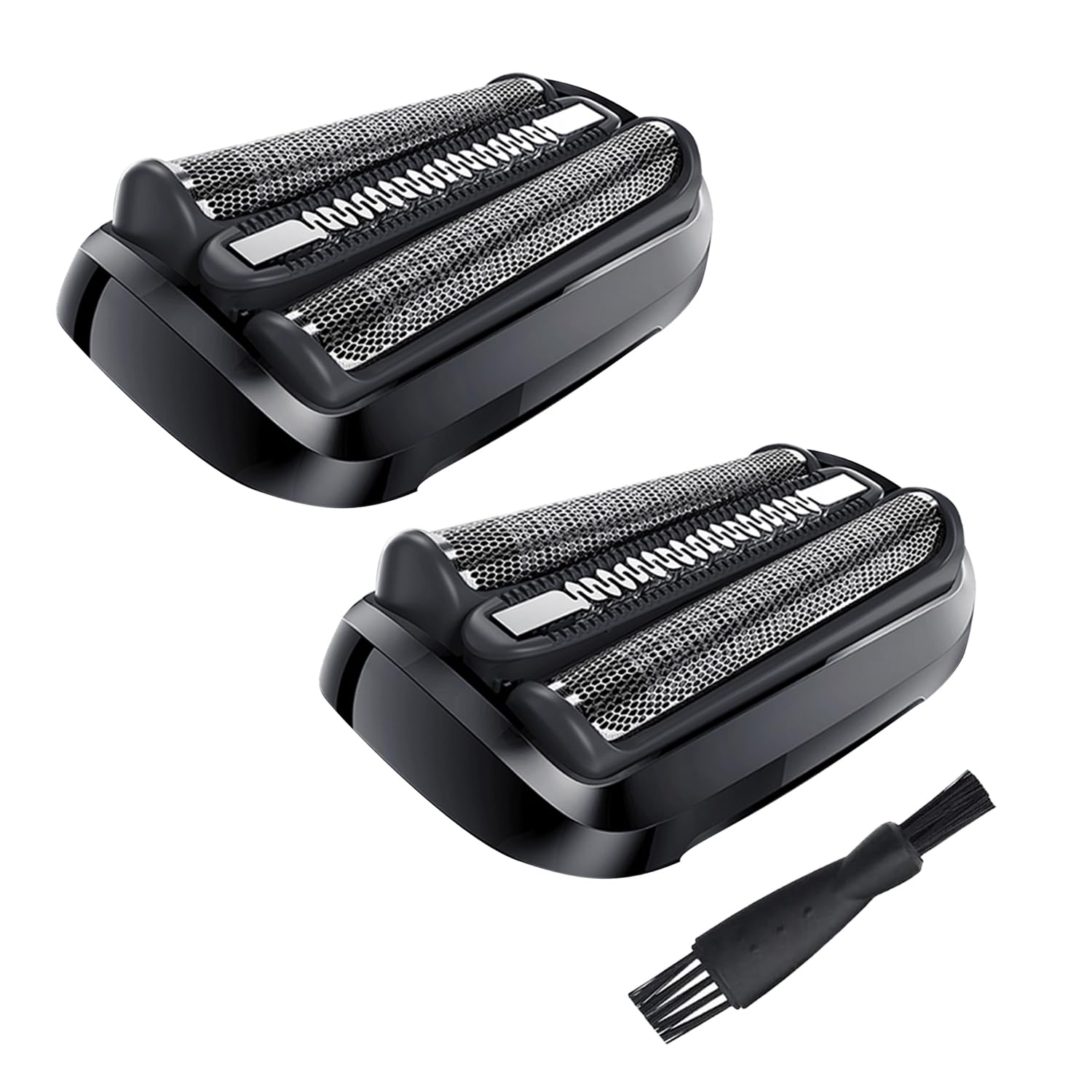 2 Pack 53B Ersatzrasierköpfe Kompatibel mit Braun Series 5/6 - Passt 5020cs, 5018s, 5035s, 5049cs, 5050cs, 6020s, 6040cs, 6075cc, 6072cc, 6090cc, schwarz