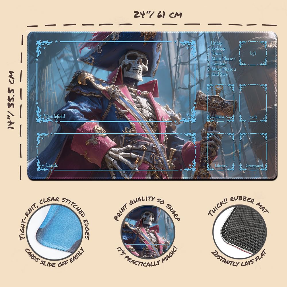 MTG Playmat,With Waterproof Storage black Bag Szie 60 x 35CM - Image 2