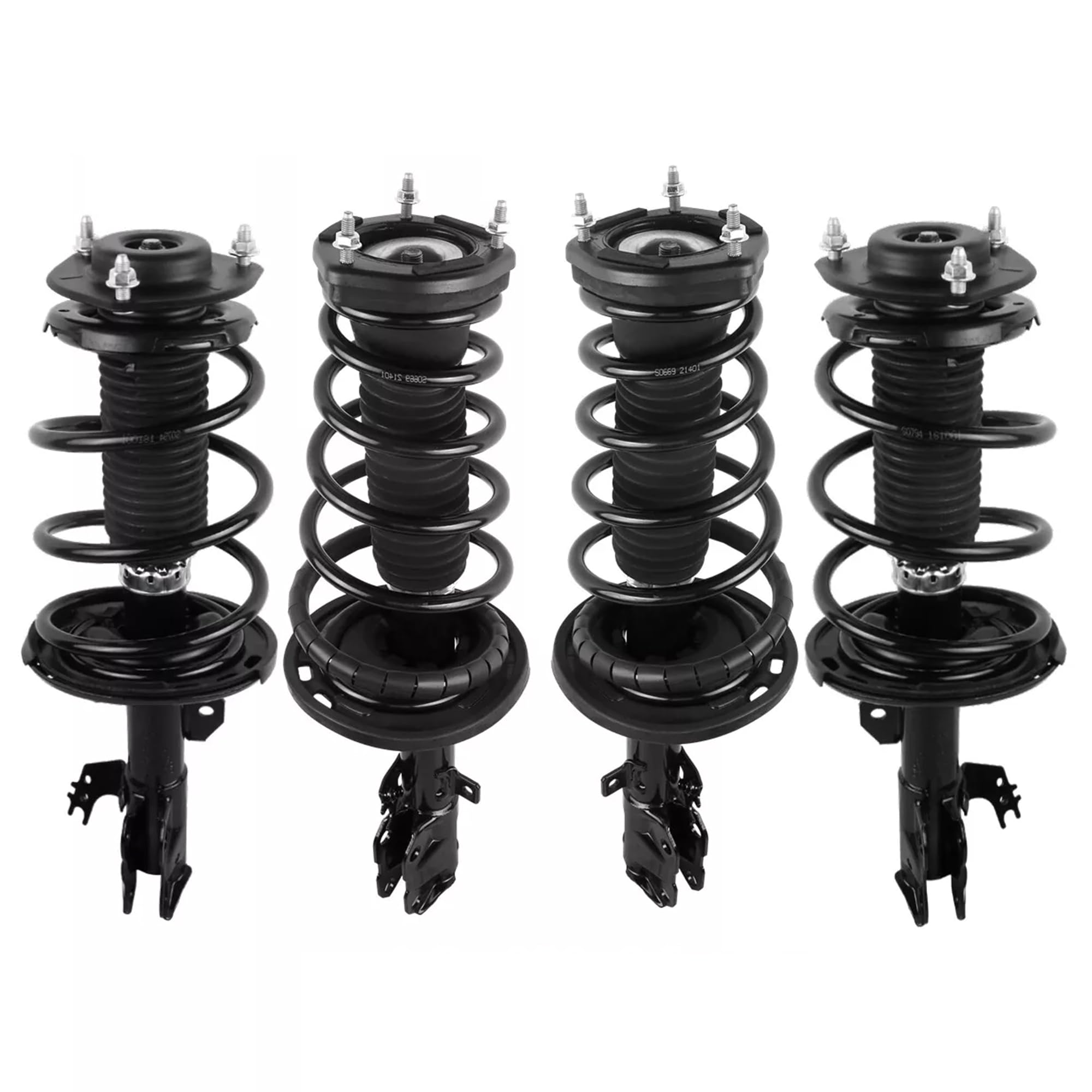 1333375L 1333375R 1333377L 1333377R Complete Front Rear Struts Coil Spring Assembly Compatible for 2012-2017 Toyota Camry 2.5L L4 SE Set of 4 Replacement Shock Absorbers