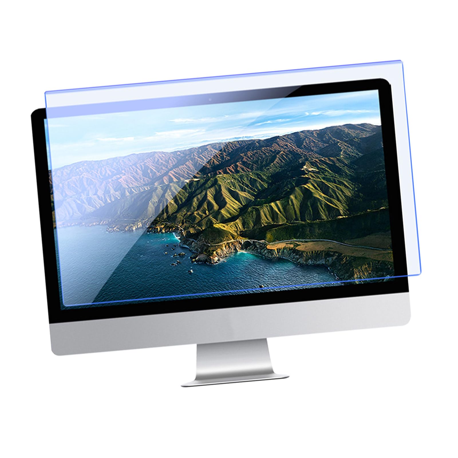 Hanging Display Protector Blue Light Blocking Eye Health Protective Layer Easy Installation for Desktop Monitor Screen Filter