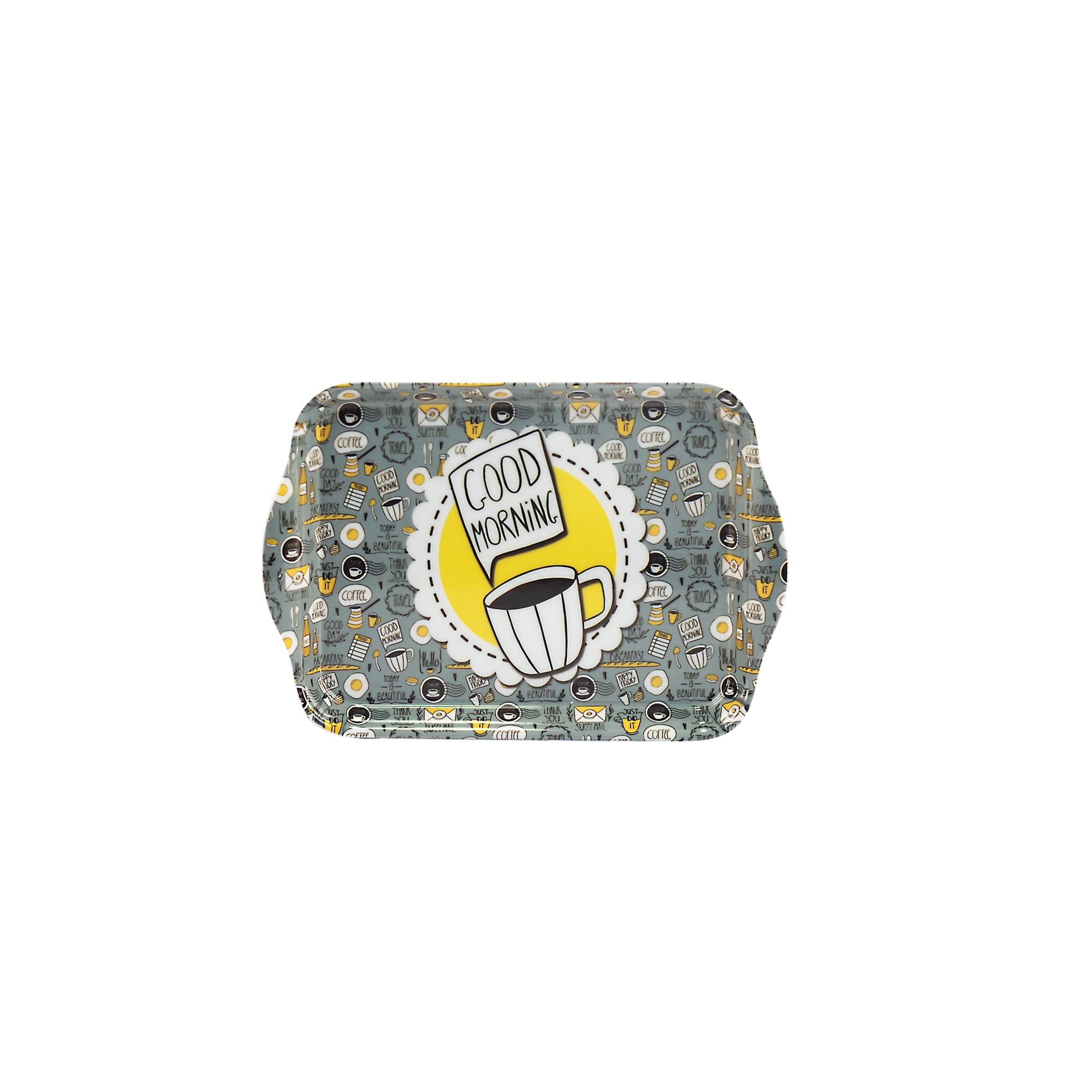 Signes Grimalt Urban Yellow Mini Vassoio, 21 x 14 cm, in plastica