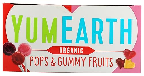 Miniatura 3 de Yumearth Gomitas y paletas orgánicas surtidas de San Valentín 938 onzas aptas para alergias sin gluten sin OMG vegano sin sabores ni tintes