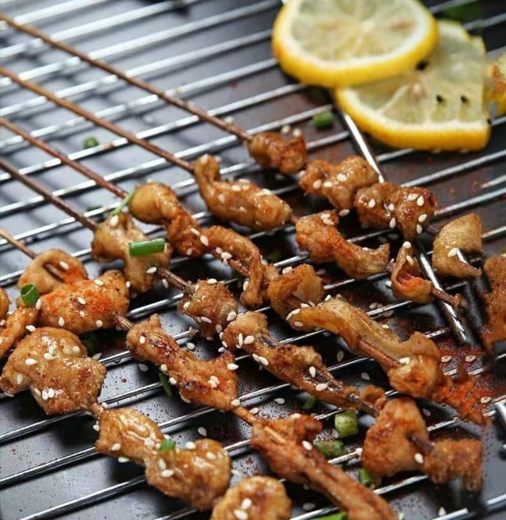 Amazon.co.jp: ZorTery 焼き網 屋外バーベキュー網 鉄板 網 焼肉 網