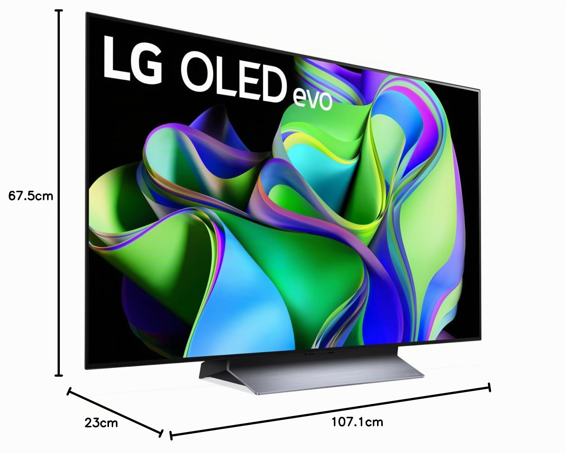 LG OLED48C31LA Téléviseur OLED Evo, 121 cm (48 "), Smart TV, cinémaker Mode, 120 Hz, modèle 2023