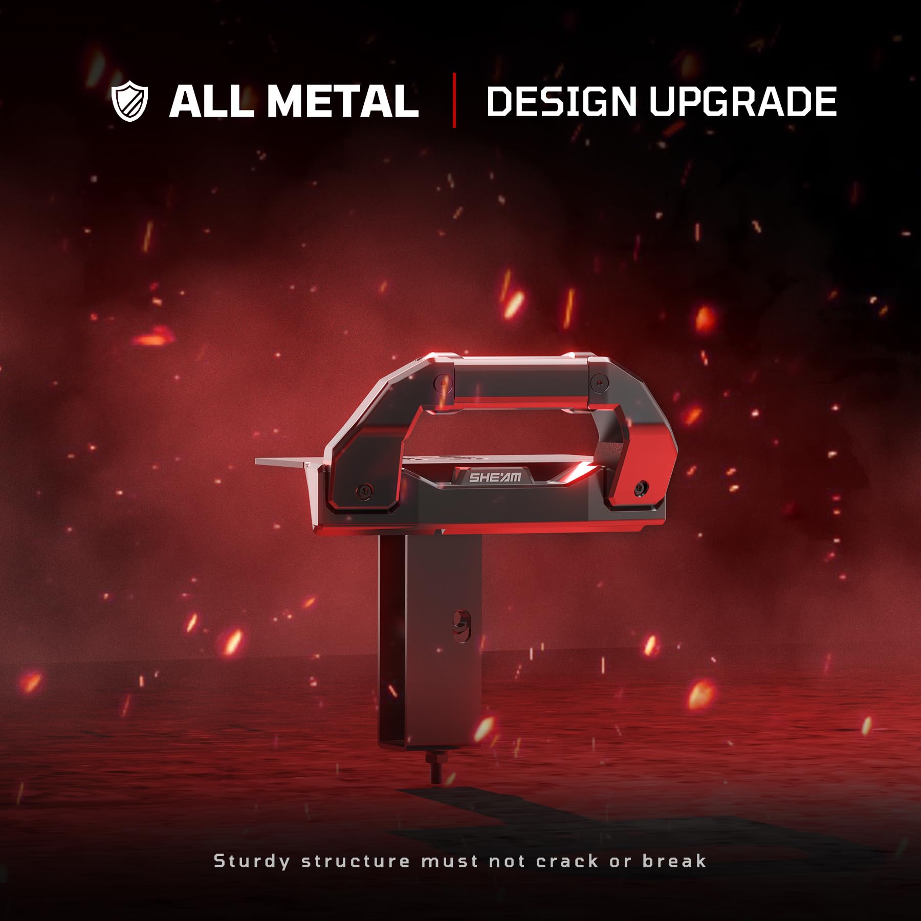 SHEAM Heavy Duty Pickup Truck Bed Handle Compatible with 2015-2024 Chevy Silverado & GMC Sierra, Tailgate Assist and Cargo Tie Downs, Tailgate Handle Accessories, 1pcs for Driver Side