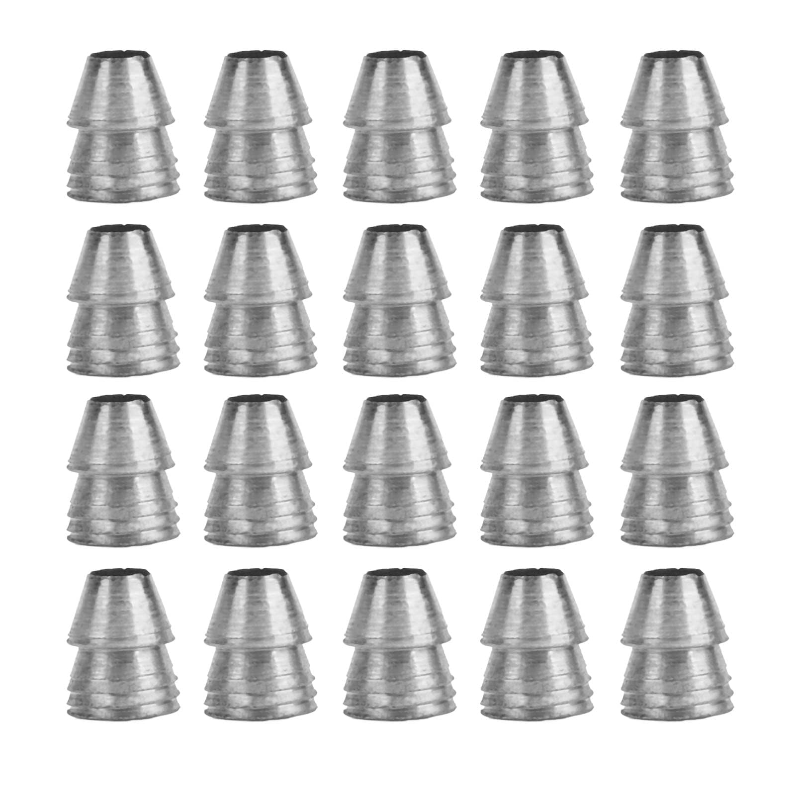 20 Piezas Cuñas de Mango Redondo de Acero para Martillo Hacha y Herramientas de Carpintería Diámetro 10 mm (Diámetro 10 mm / 0,39 pulg.)