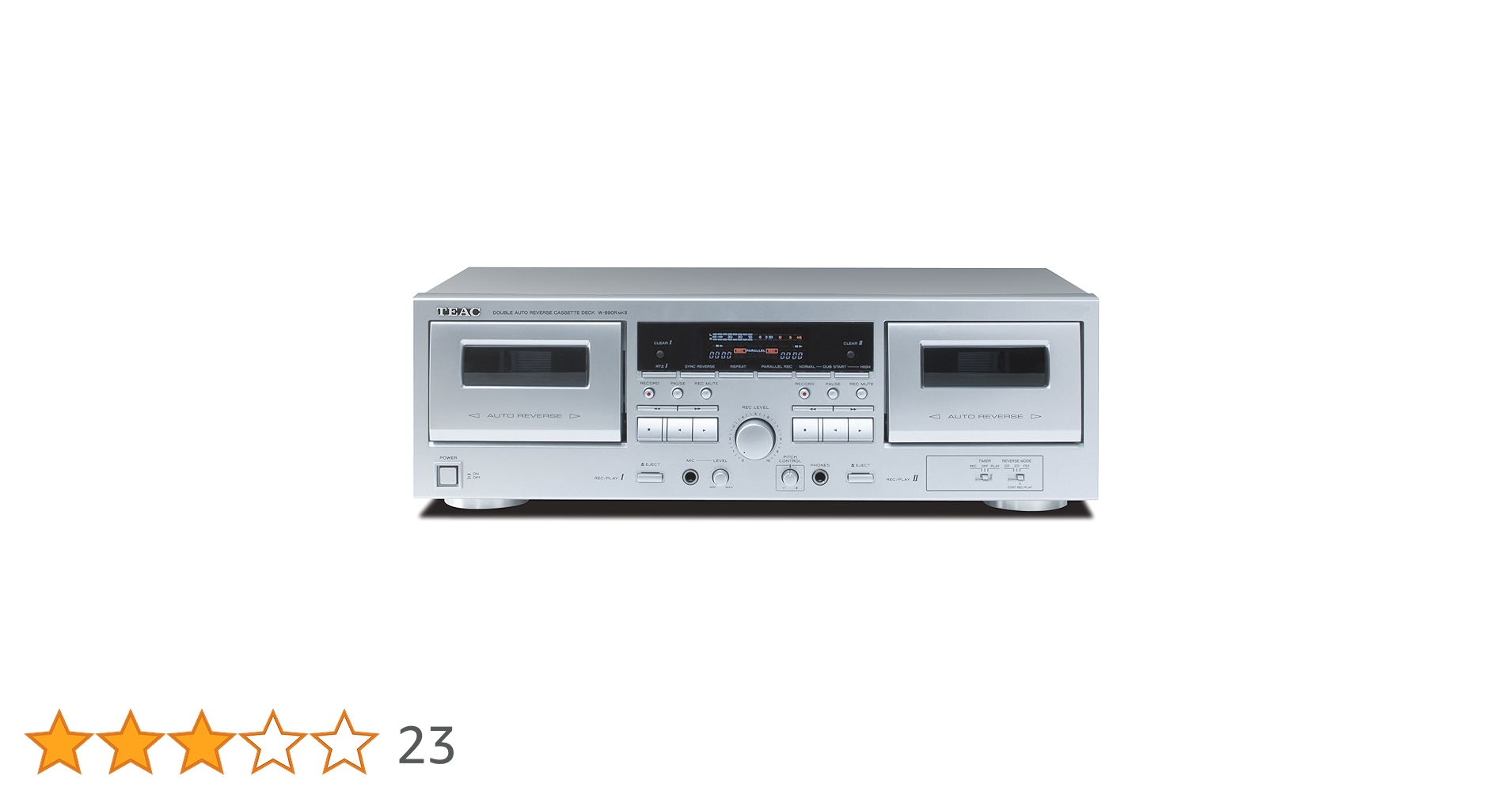 TEAC - ★TEAC W-890R MKⅡ　録る聴く演奏する！を快適にBGMカセットデッキ ☆TEAC W-890R MKⅡ 録る聴く演奏する！を快適にBGMカセットデッキ