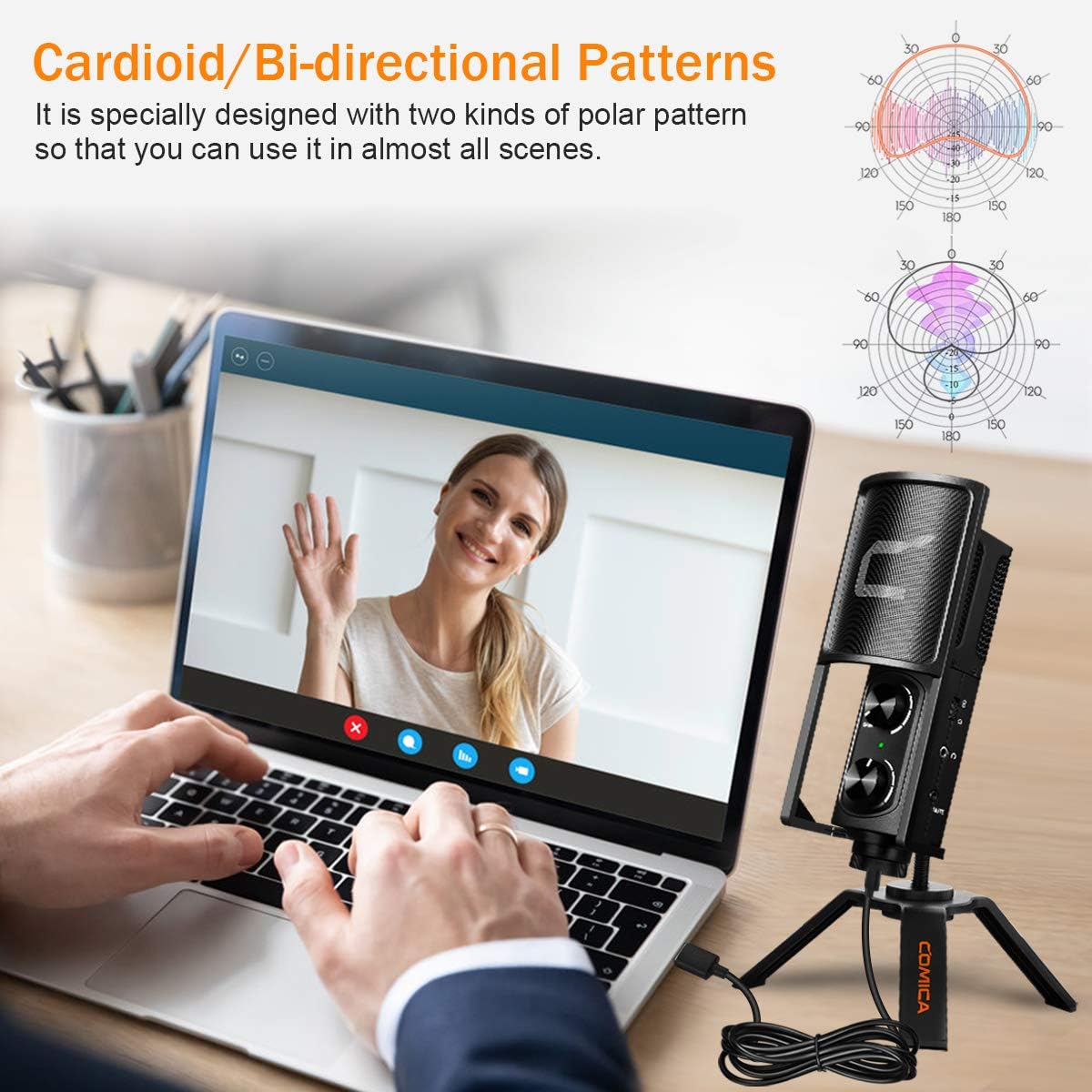 🔥 Crаzу Dеаlѕ USB Microphone, Comica STM-USB Cardioid Condenser Microphone with Tripod Stand for USB/Type-C Phone,Computer, Laptop,Studio Recording Microphone for Streaming Podcasting Gaming etc.
