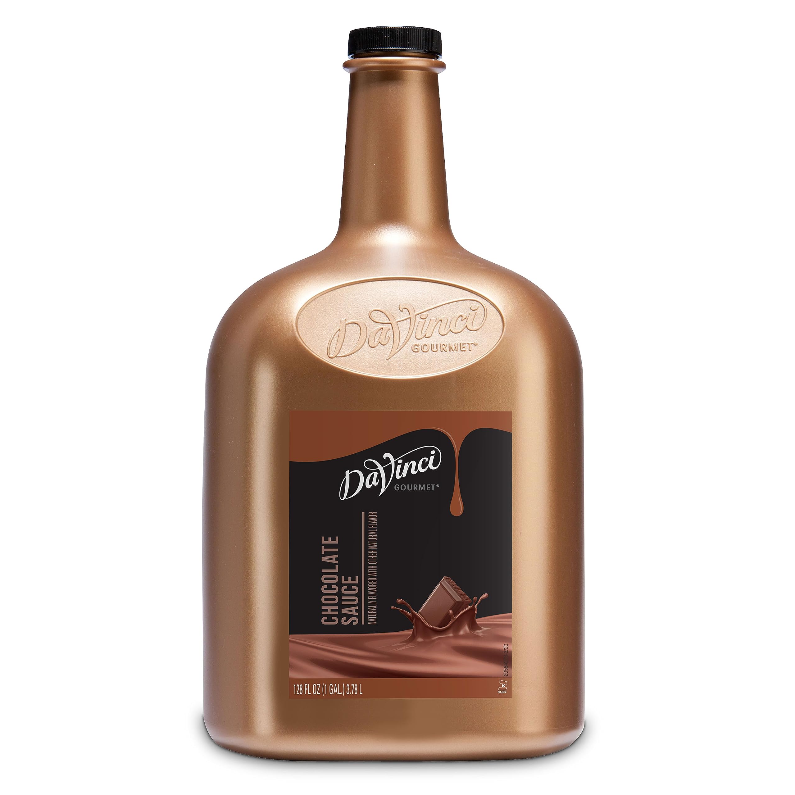 DaVinci Gourmet Chocolate Sauce, 128 Fluid Ounces (Pack of 1)