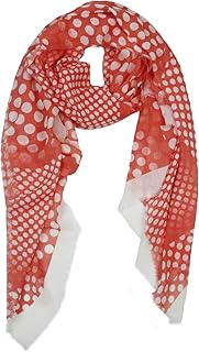 Sciarpa con stampa a pois donna XXL Sciarpa a pallina foulard con bandana a foulard per la primavera estate Tutto l'anno