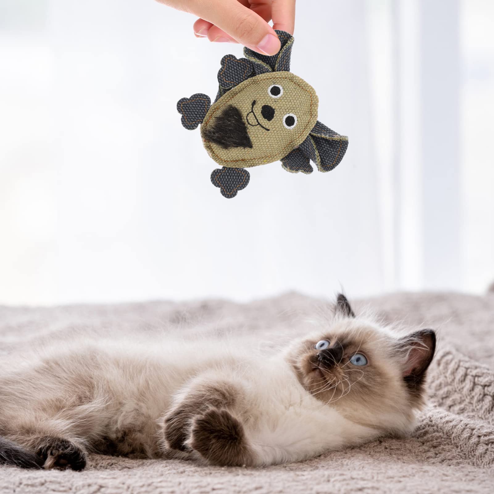 minkissy 15 Piezas Juguete para Gatos Divertidos Juguetes molares de Gatitos encantadores Juguetes para Gatos Juguetes para Perros pequeños Juguetes para Mascotas Resistentes a mordeduras