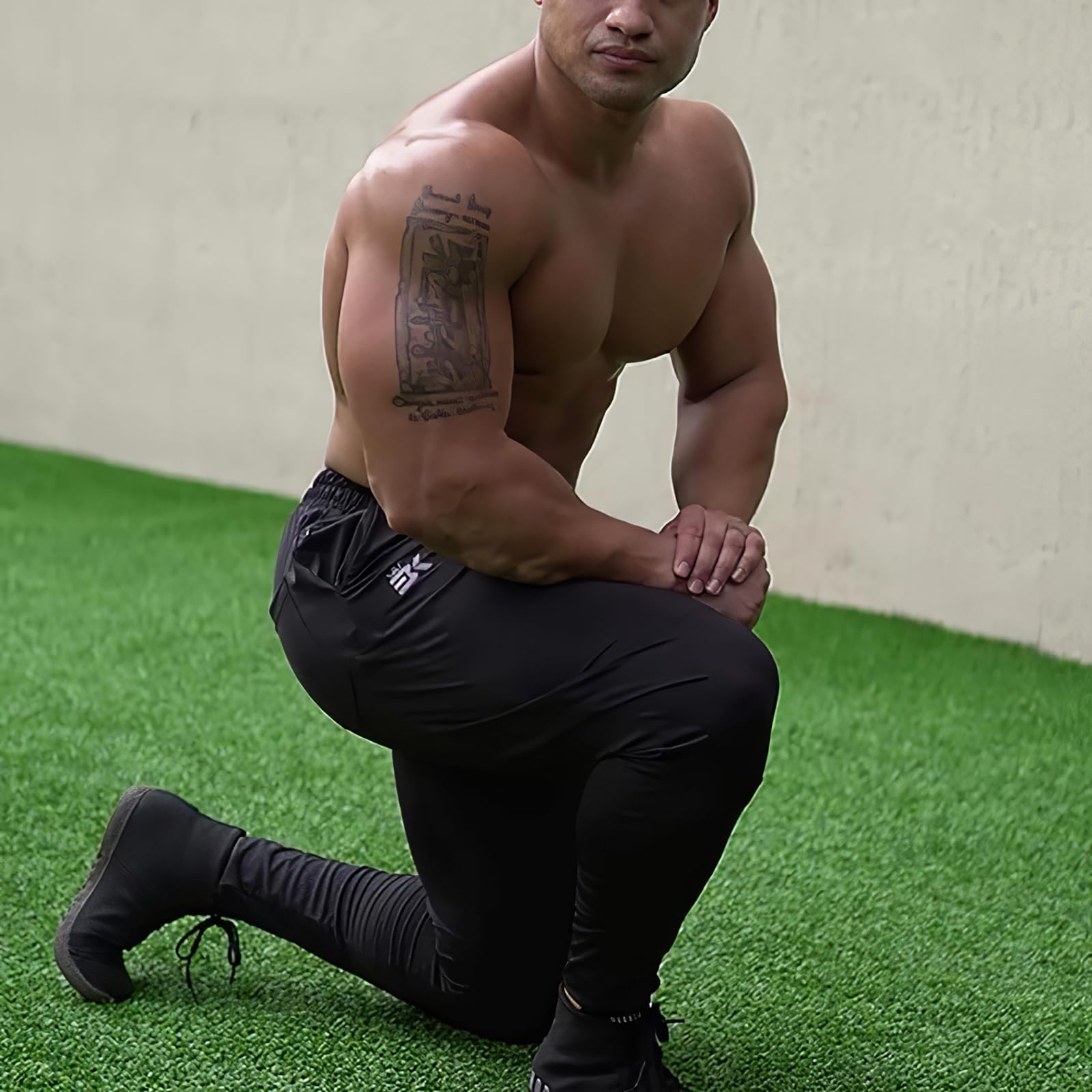 ZENWILL Pantalon Chandal Elástico Hombre Jogger Deporte Gym | Pantalon Gimnasio Hombre Cremallera Bolsillo, Pantalones Deportivos Ligeros Hombre, Pantalón Chandal Largo Entrenamiento