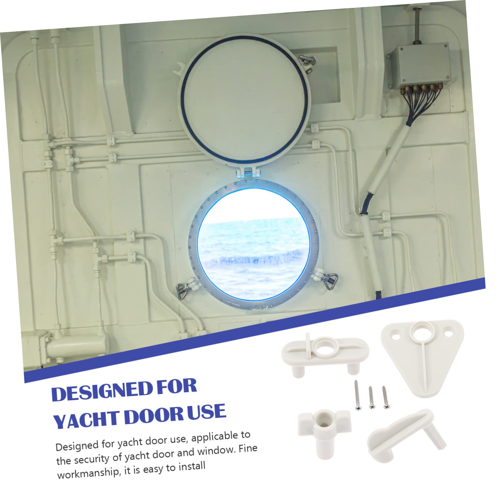 BESPORTBLE Loquet De Porte De Yacht Porte De Sécurité Porte Ponton Loquet De Porte De Bateau Partie De Serrure De Porte De Yacht Loquet De Serrure De Porte Loquets De Bateau Marine Porte De